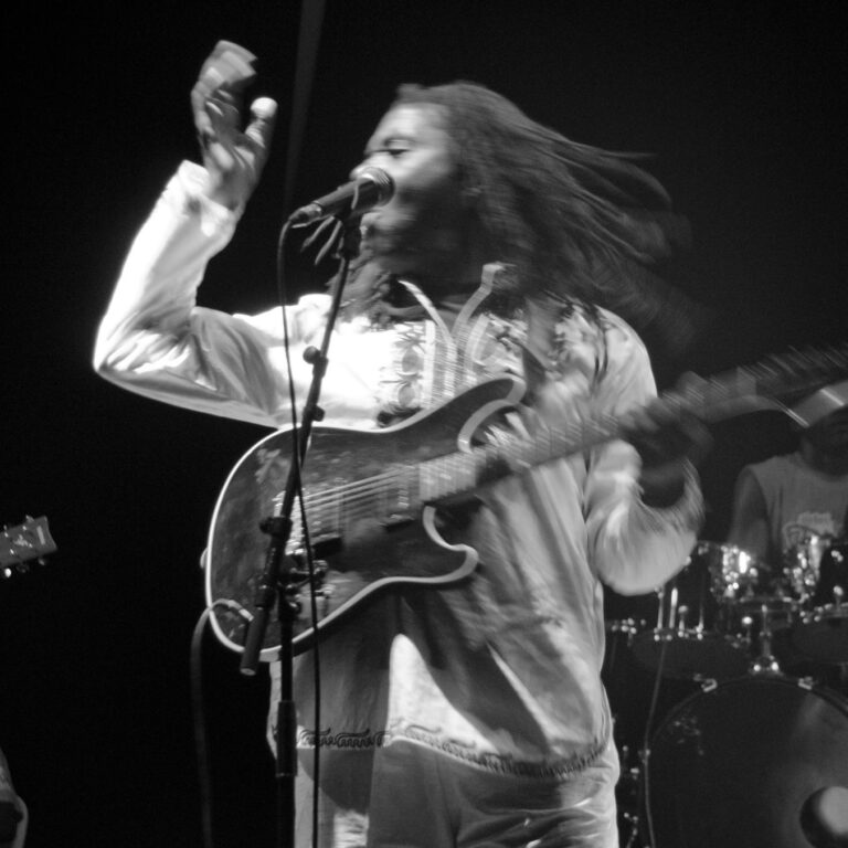 Armand Ntep Performing at a concert